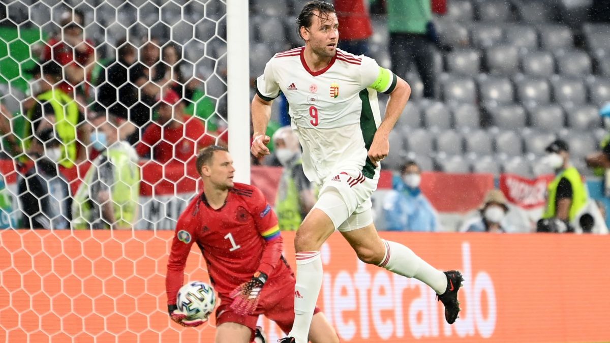 گل اول مجارستان به آلمان (ژالای)