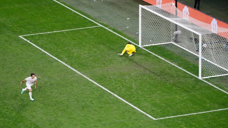 ضربات پنالتی بازی اسپانیا 3-1 سوئیس