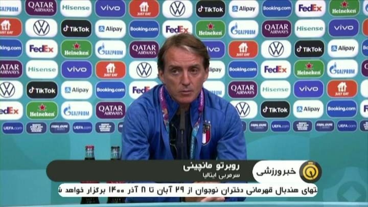 کنفرانس خبری پیش از بازی ایتالیا - اسپانیا