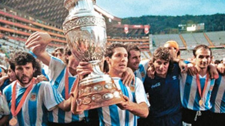 خلاصه بازی آرژانتین 2-1 کلمبیا (فینال کوپا آمریکا 1991)