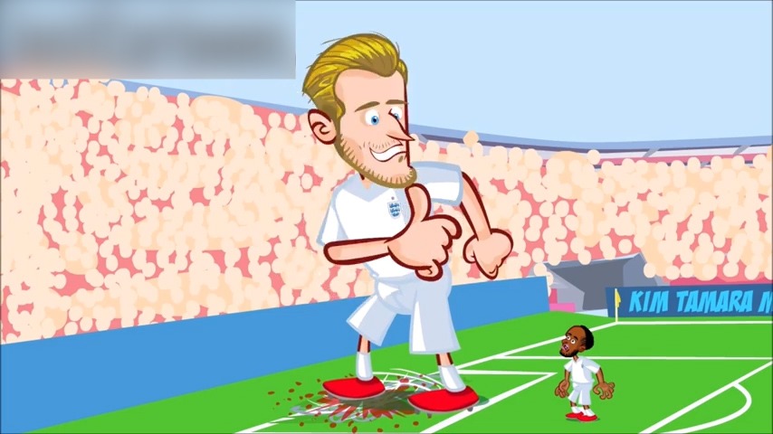 انیمیشن طنز از مسیر صعود انگلیس تا فینال یورو 2020