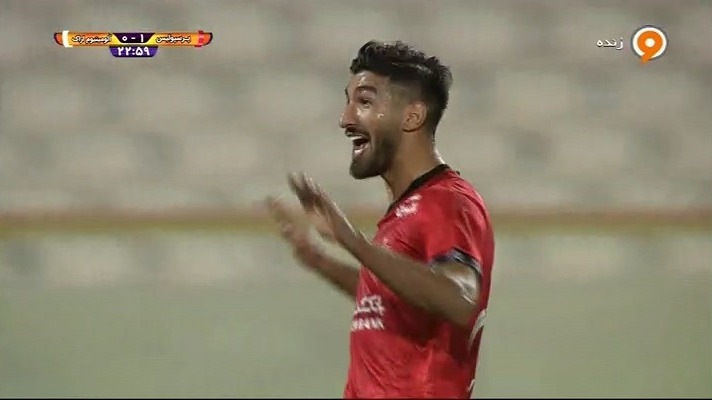 گل اول پرسپولیس به آلومینیوم اراک (شهریار مغانلو)