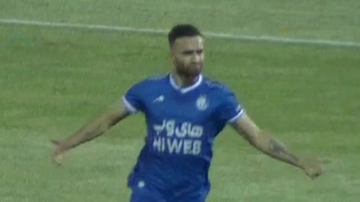 گل دوم استقلال به سایپا (دبل ارسلان مطهری)