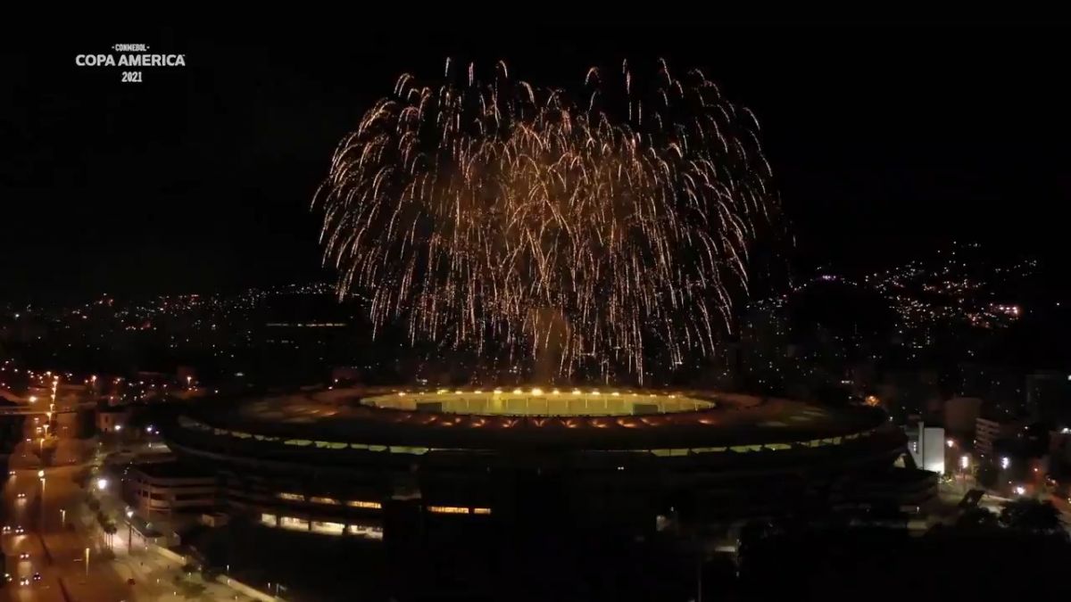 مراسم جذاب پیش از فینال کوپا آمریکا 2021