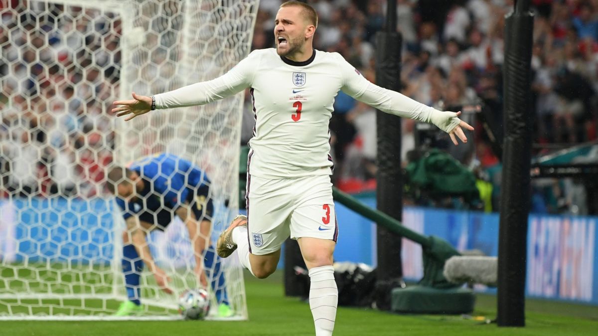 گل اول انگلیس به ایتالیا (لوک شاو)