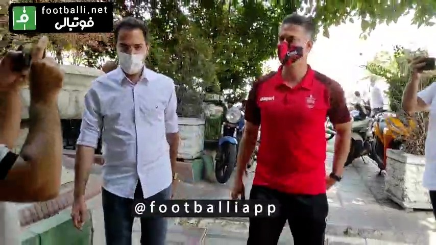 اختصاصی/ حضور حمید مطهری مربی پرسپولیس در کنفرانس خبری پیش از دربی حذفی