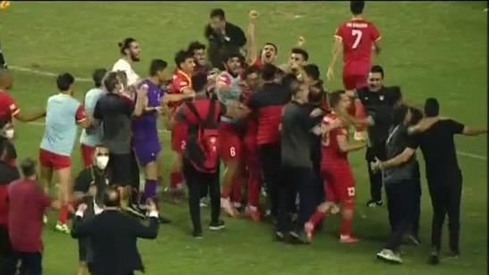 ضربات پنالتی بازی فولاد 5-4 سپاهان