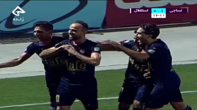 گل اول نساجی به استقلال (کریم اسلامی)