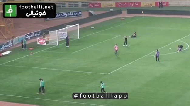 اختصاصی/ خداحافظى پيام نيازمند با ورزشگاه خالى از تماشگر نقش جهان اصفهان