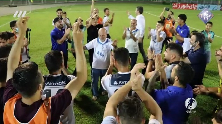 فوتبال برتر/ حواشی جذاب پایان بازی ملوان و خیبر خرم آباد در جام حذفی