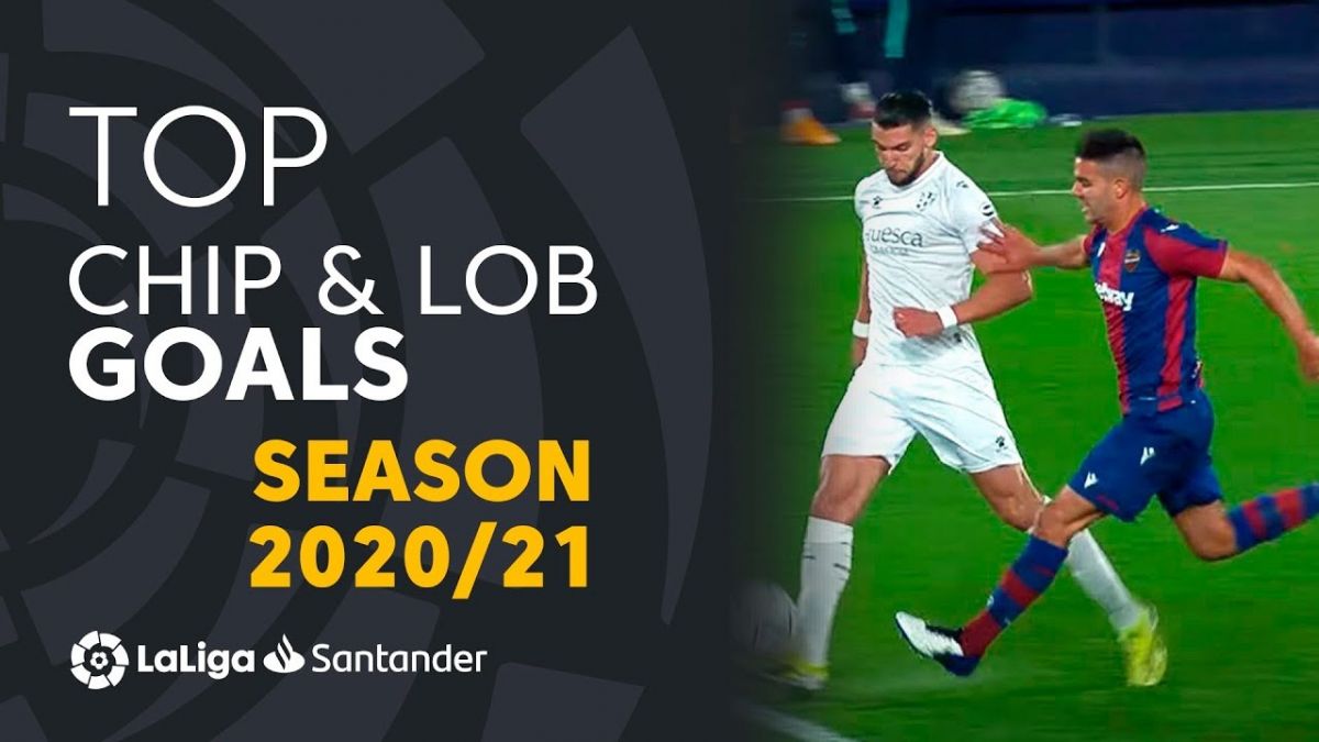 10 گل برتر لالیگا با ضربه چیپ در فصل 21-2020