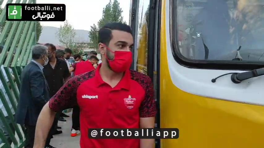اختصاصی/ ورود کاروان پیکان و پرسپولیس به ورزشگاه شهرقدس