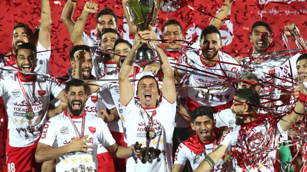 مراسم جشن قهرمانی پرسپولیس در لیگ بیستم