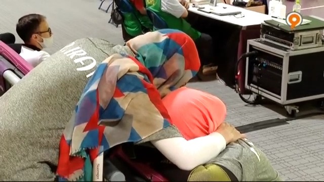 اشک های نجمه خدمتی پس از ناکامی در المپیک / همه افتخاراتم با تفنگ بادی بود اما فدراسیون من را در تیم بادی قرار نداد