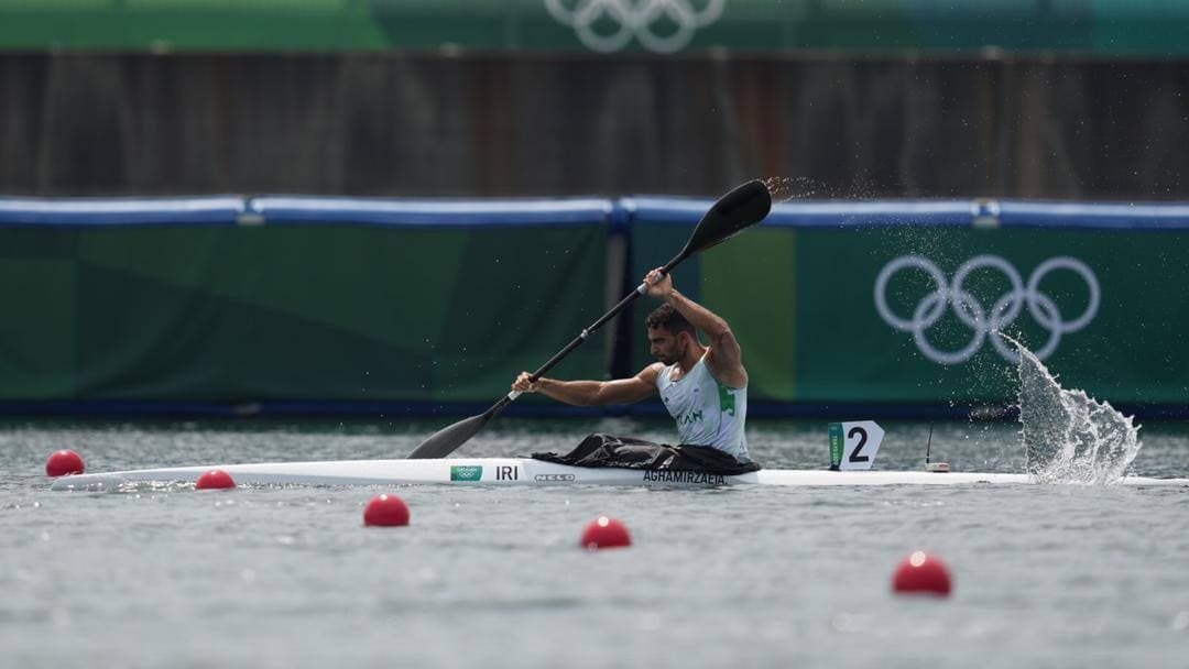 کایاک المپیک 2020 / صعود علی آقامیرزایی به 1/4 نهایی با کسب رتبه پنجم در مرحله مقدماتی