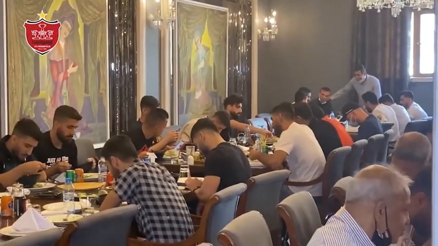 ضیافت ناهار باشگاه پرسپولیس به مناسبت پنجمین قهرمانی
