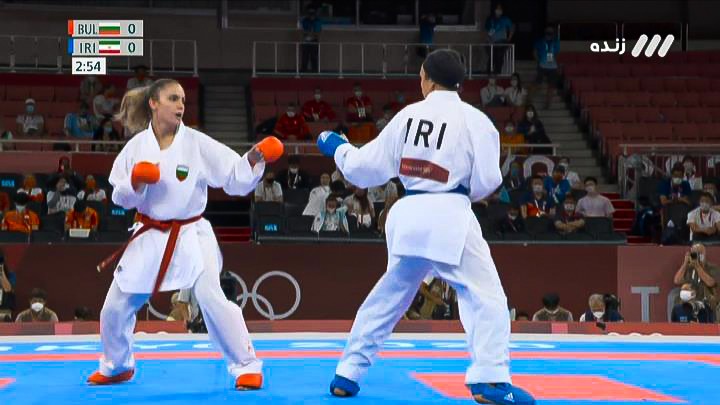 کاراته المپیک 2020/ شکست سارا بهمنیار مقابل بلغارستان در سومین مبارزه و حذف از مسابقات