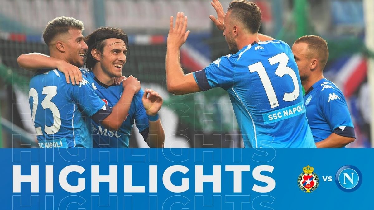 خلاصه بازی ویسوا کراکوف 1-2 ناپولی