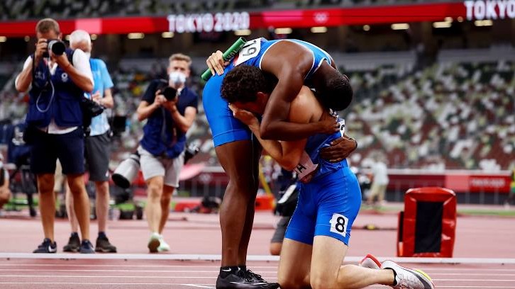 دو 4 در 100 متر المپیک 2020 / مدال طلای باورنکردنی ایتالیا