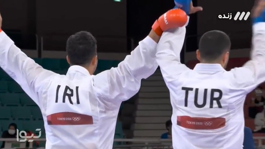 کاراته المپیک 2020 / برتری سجاد گنج زاده مقابل ترکیه و صعود به فینال