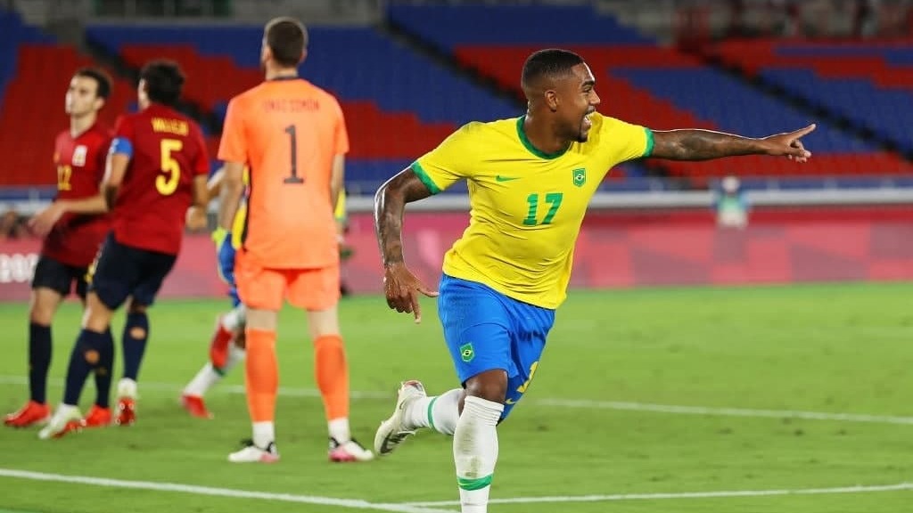 خلاصه بازی امید برزیل 2-1 امید اسپانیا (فینال المپیک 2020)
