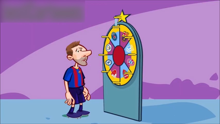 انیمیشن جالب از انتخاب تیم آینده لیونل مسی