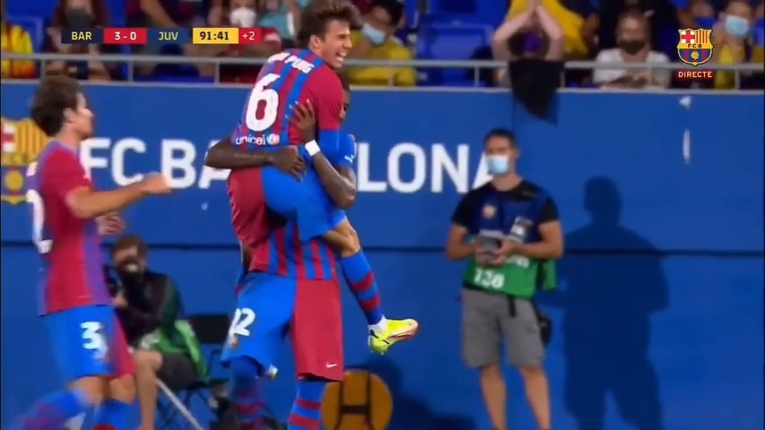 گل سوم بارسلونا به یوونتوس (ریکی)