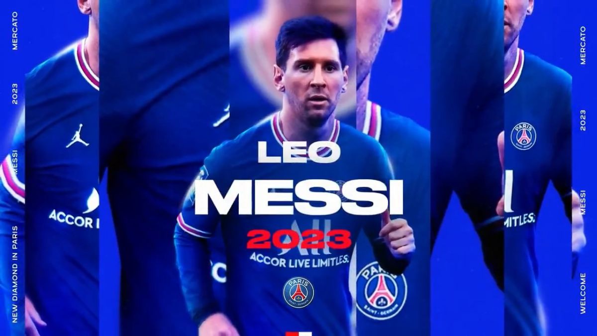 ‎ویدیو رسمی معارفه لیونل مسی توسط باشگاه پاری سن ژرمن