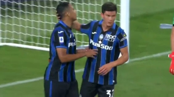 گل اول آتالانتا به یوونتوس (موریل)