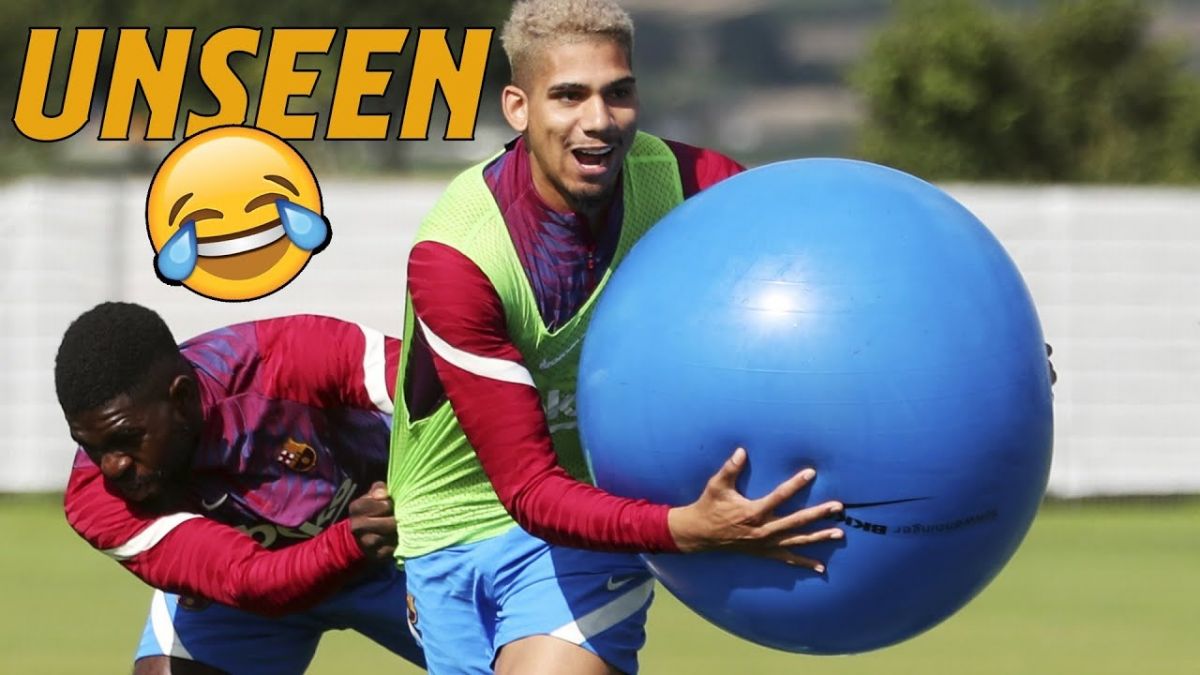 تصاویر دیده نشده از حواشی تمرینات پیش فصل بارسلونا