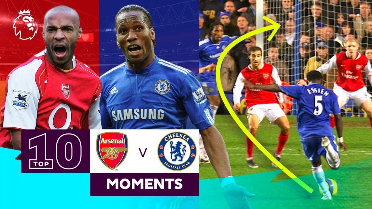 10 گل برتر تقابل های چلسی و آرسنال