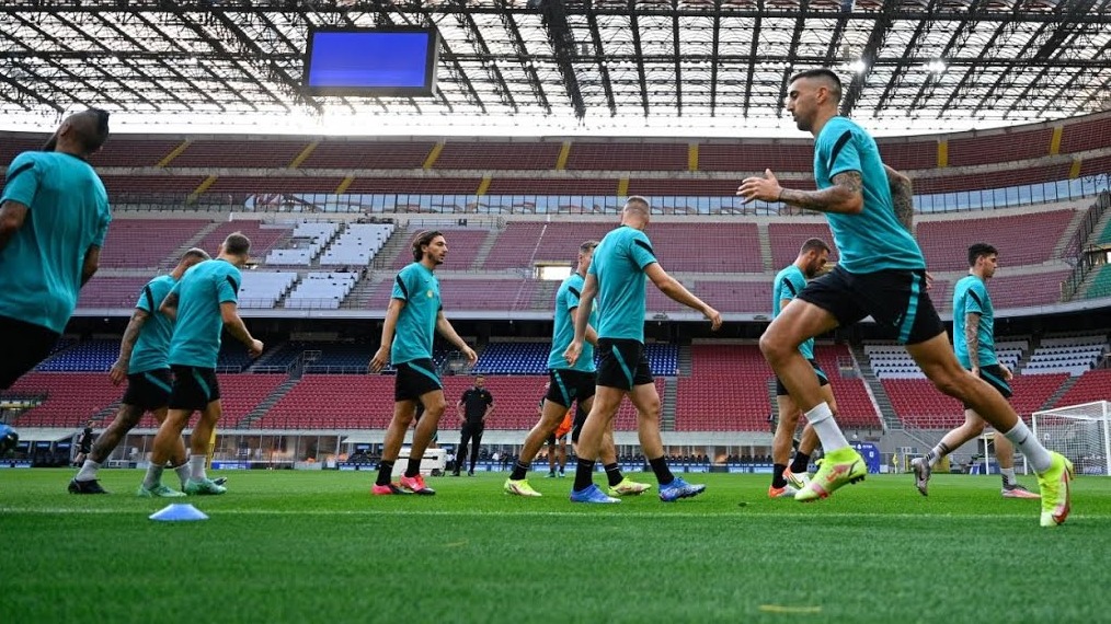 آخرین تمرین اینتر برای تقابل با جنوا در هفته اول سری آ