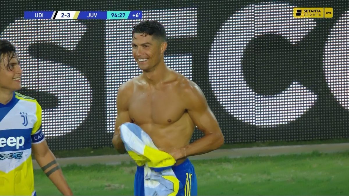 گل دقیقه 94 رونالدو به اودینزه توسط VAR آفساید اعلام شد