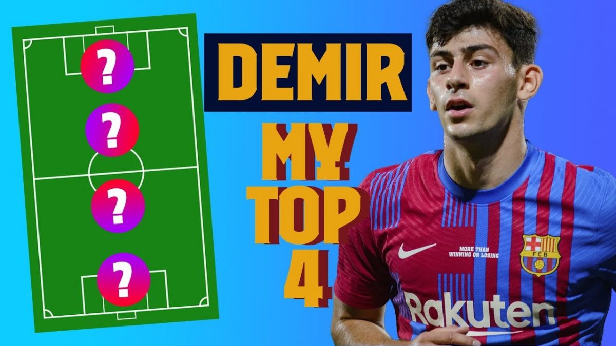 تیم رویایی چهار نفره از دیدگاه دمیر ستاره جوان بارسلونا