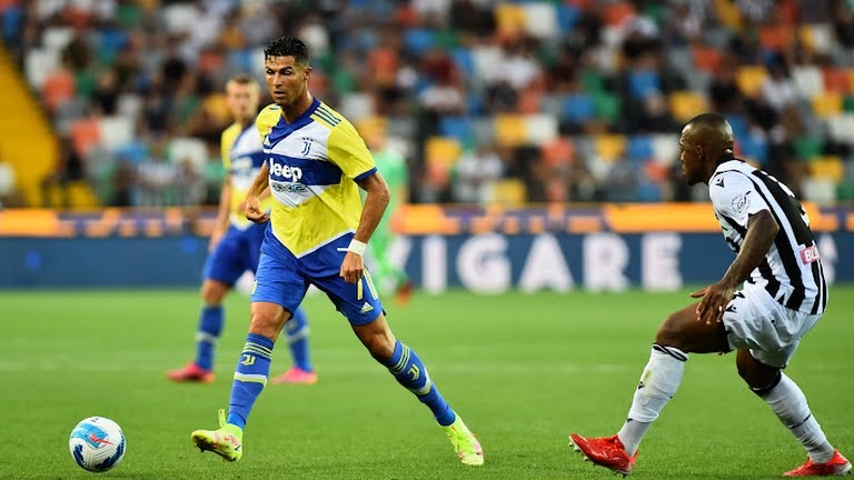 حرکات تکنیکی بازیکنان در بازی اودینزه 2-2 یوونتوس