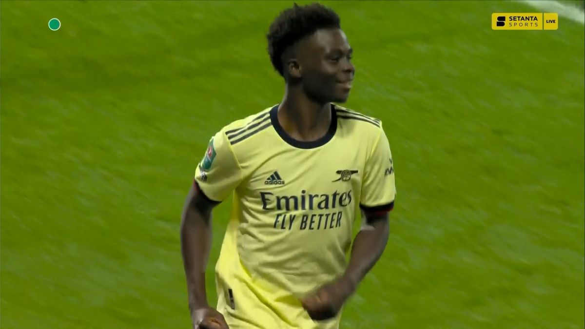 گل چهارم آرسنال به وست برومویچ (ساکا)