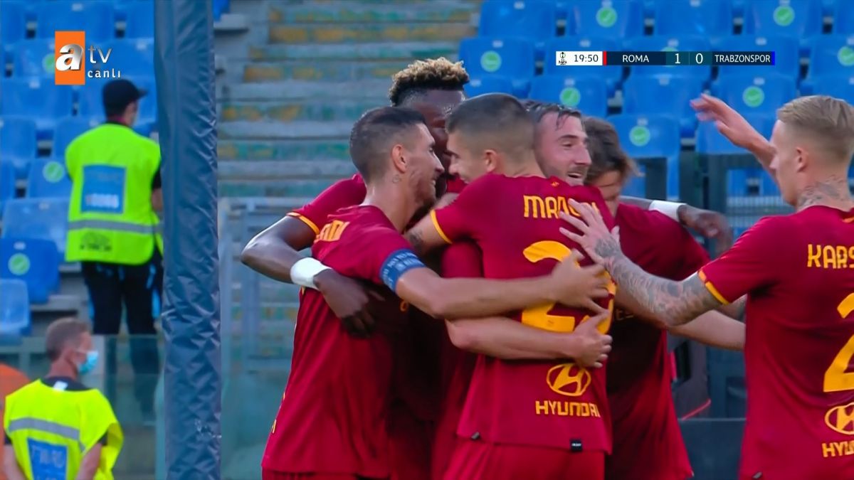 گل اول رم به ترابزون اسپور (شوت زیبای کریستانته)