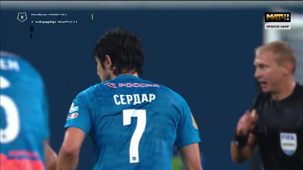 گل اول زنیت به زسکا مسکو (سردار آزمون)