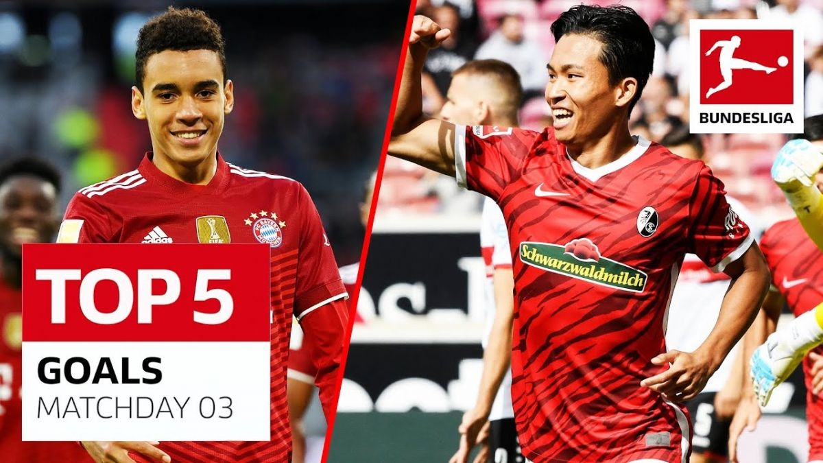 5 گل برتر هفته سوم بوندسلیگا فصل 22-2021