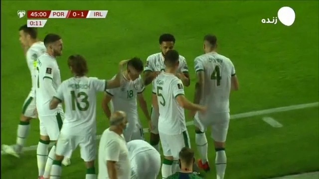 گل اول جمهوری ایرلند به پرتغال (ایگان)
