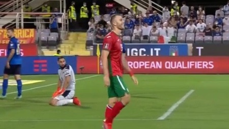 گل اول بلغارستان به ایتالیا (ایلیف)