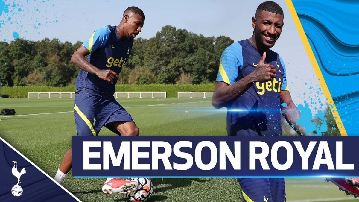 حضور امرسون رویال در تمرین تاتنهام