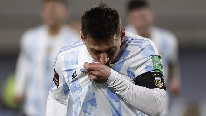 گل دوم آرژانتین به بولیوی (دبل مسی)