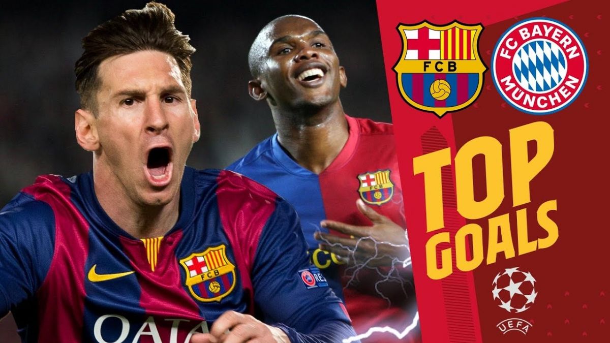 گلهای برتر بارسلونا مقابل بایرن مونیخ در نیوکمپ
