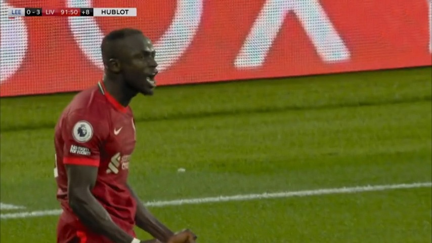 گل سوم لیورپول به لیدزیونایتد (مانه)