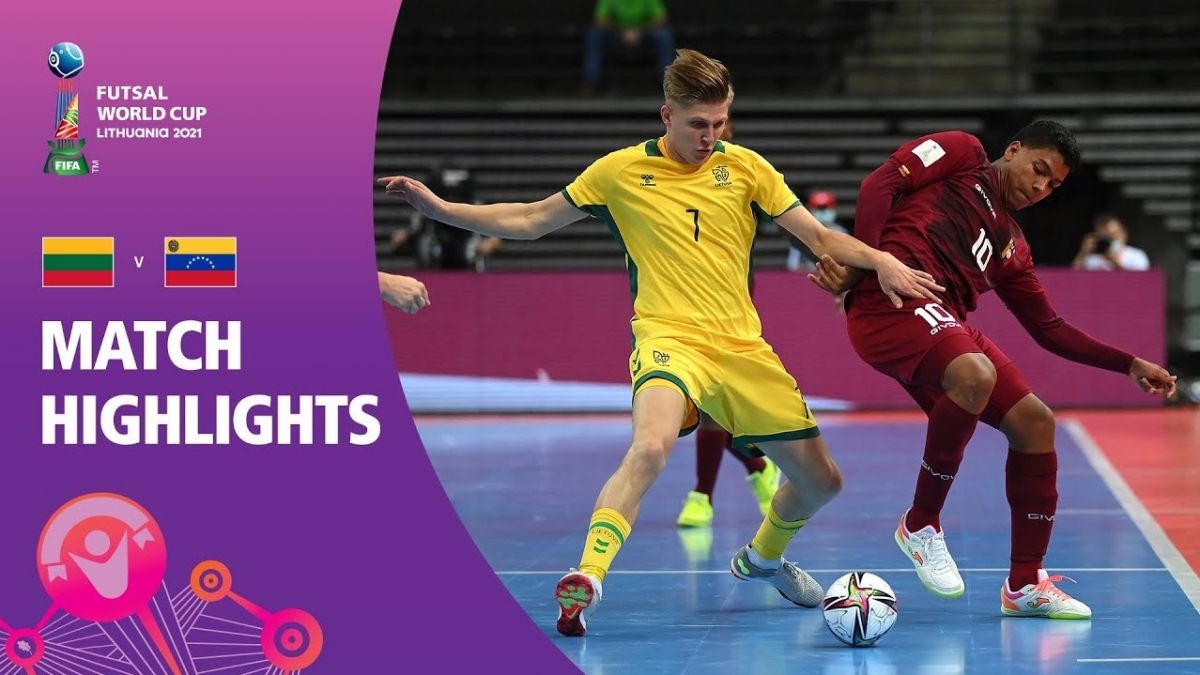خلاصه بازی لیتوانی 1-2 ونزوئلا (جام جهانی فوتسال 2021)