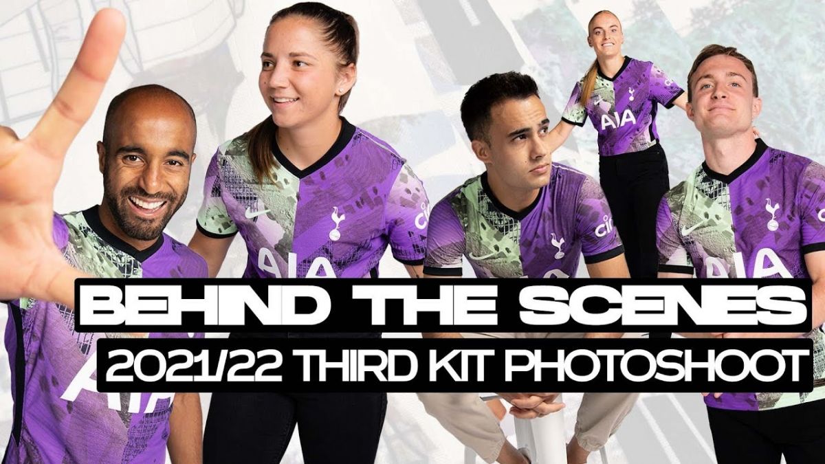 پشت صحنه رونمایی از لباس سوم تاتنهام