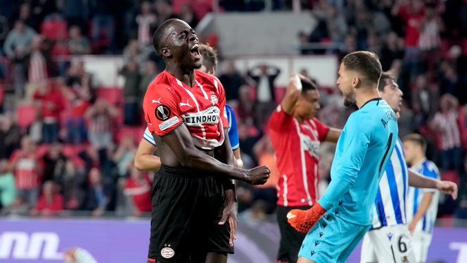 خلاصه بازی آیندهوون 2-2 سوسیداد