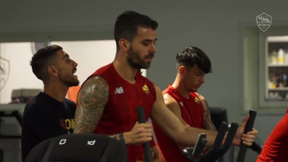 تمرین رم پس از برتری پرگل مقابل زسکا