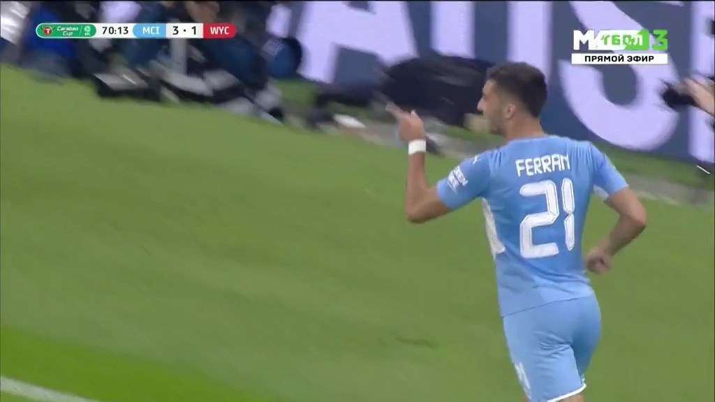 گل چهارم منچسترسیتی به وایکام واندررز (فان تورس)